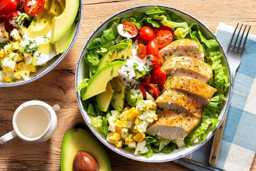 Bacon Chicken Avocado Salad