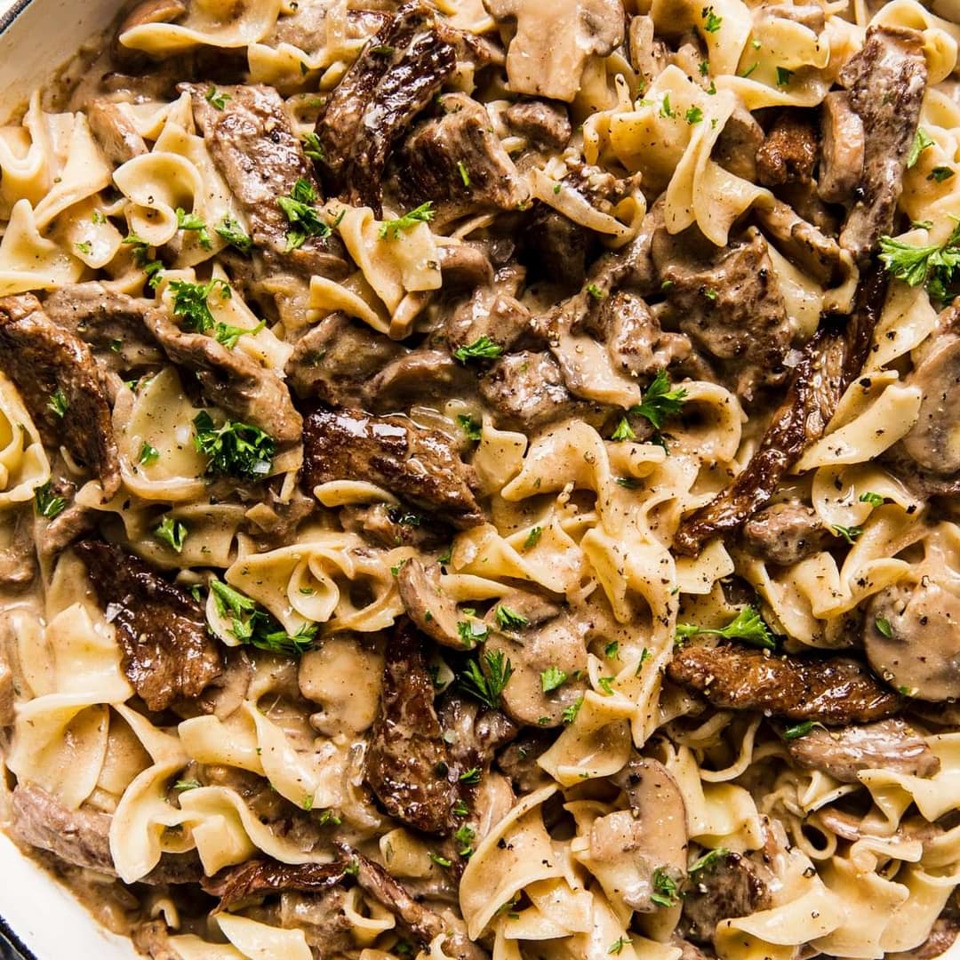 Beef Stroganoff