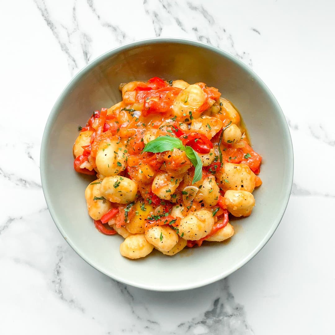 Roasted Red Pepper Gnocchi